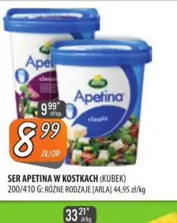 Społem Szczecin Ser Apetina w kostkach (kubek) oferta