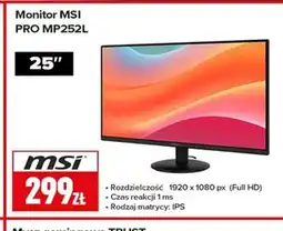 Neopunkt Monitor MSI PRO MP252L oferta