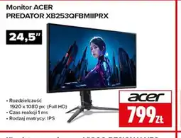 Neopunkt Monitor ACER PREDATOR XB253QFBMIIPRX oferta
