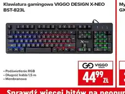 Neopunkt Klawiatura gamingowa VIGGO DESIGN X-NEO BST-823L oferta
