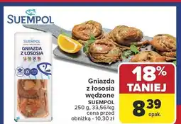 Carrefour Market Gniazda z łososia wędzone Suempol oferta
