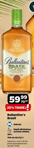Netto Napój alkoholowy Ballantine's Brasil oferta