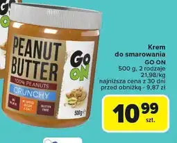Carrefour Krem do smarowania orzechowy crunchy GO ON oferta