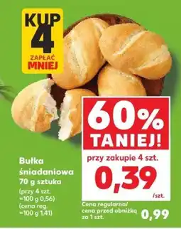 Kaufland Bułka śniadaniowa Kaufland oferta