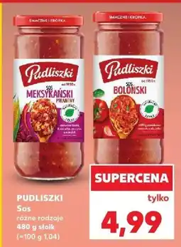 Kaufland Sos w słoiku, różne rodzaje Pudliszki oferta