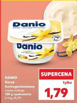 Kaufland Serek homogenizowany Danio Danone oferta