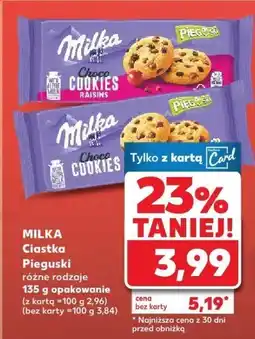 Kaufland Ciastka Pieguski Milka oferta