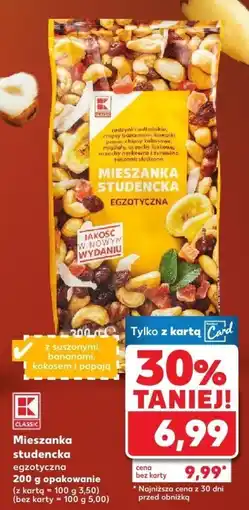 Kaufland Mieszanka studencka egzotyczna K-Classic oferta