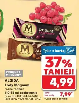 Kaufland Lody Magnum, różne rodzaje Algida oferta