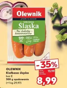 Kaufland Kiełbasa śląska bez E Olewnik oferta