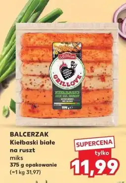 Kaufland Kiełbaski białe na ruszt Balcerzak oferta