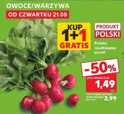 Kaufland Rzodkiewka - pęczek Kaufland oferta