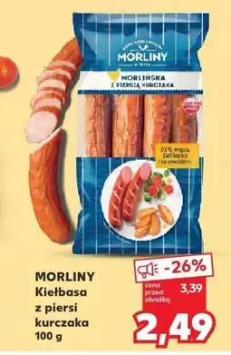 Kaufland Kiełbasa z piersi kurczaka Morliny oferta