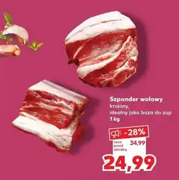 Kaufland Szponder wołowy krojony Kaufland oferta