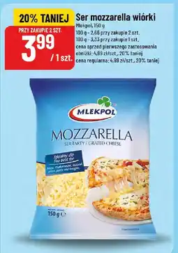 Polomarket Ser mozzarella wiórki Mlekpol oferta