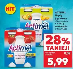 Kaufland Napój jogurtowy Actimel 4-pak Danone oferta