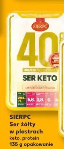 Kaufland Ser żółty w plastrach keto Sierpc oferta