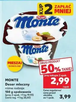 Kaufland Deser mleczny Monte Zott oferta