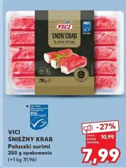 Kaufland Paluszki surimi Śnieżny Krab Vici oferta