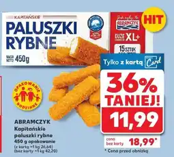 Kaufland Paluszki rybne Kapitańskie Abramczyk oferta
