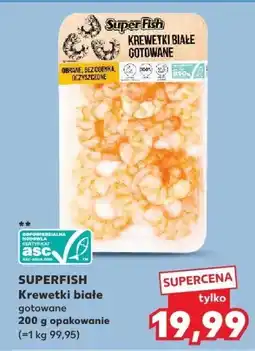 Kaufland Krewetki białe gotowane SuperFish oferta