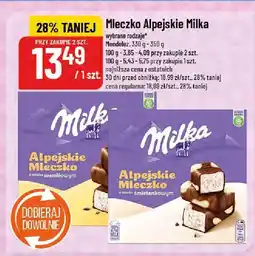 Polomarket Czekolada Mleczko Alpejskie Milka oferta