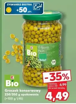 Kaufland Groszek konserwowy Bio K-Bio oferta