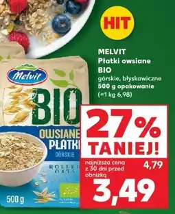 Kaufland Płatki owsiane górskie Bio Melvit oferta