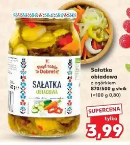 Kaufland Sałatka obiadowa z ogórkiem Stąd Takie Dobre oferta