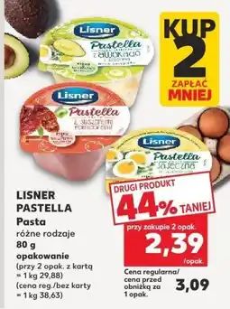 Kaufland Pasta Pastella różne rodzaje Lisner oferta