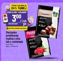 Polomarket Owsianka proteinowa malina i chia lub z czekoladą Go on oferta