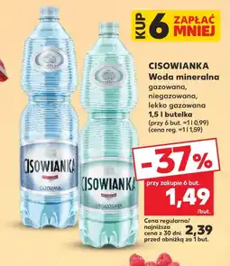 Kaufland Woda mineralna Cisowianka oferta