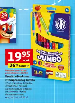 Auchan Kredki ołówkowe Astra oferta