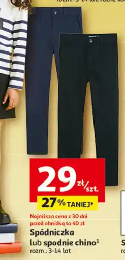 Auchan Spodnie Chino oferta