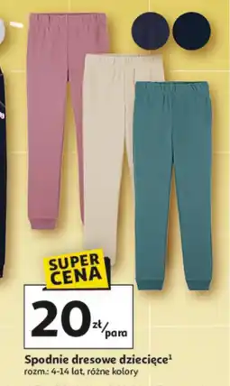 Auchan Spodnie dresowe oferta
