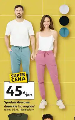 Auchan Spodnie dresowe oferta