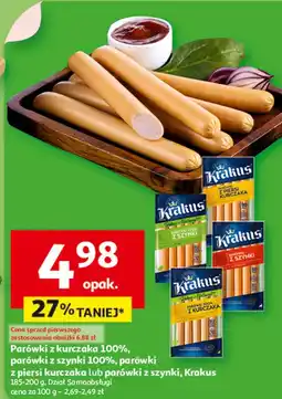 Auchan Parówki Krakus oferta