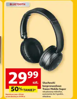 Auchan Słuchawki bluetooth Tracer oferta