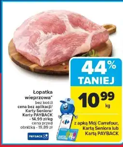 Carrefour Łopatka wieprzowa Carrefour oferta