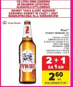 Carrefour Piwo Żywiec oferta