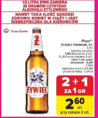 Carrefour Piwo Żywiec oferta