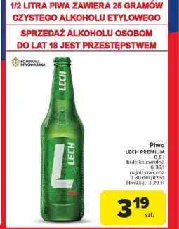 Carrefour Piwo Lech oferta