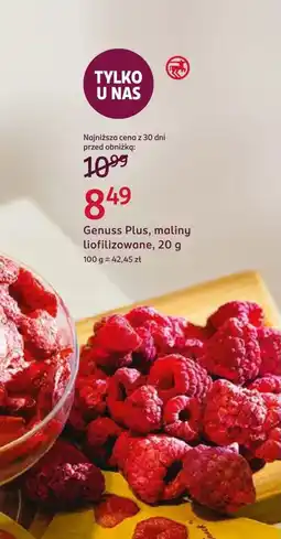 Rossmann Owoce liofilizowane Genuss Plus oferta