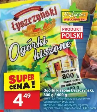 Twój Market Ogórki kiszone Łyszczyński oferta