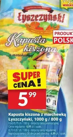 Twój Market Kapusta kiszona z marchewką Łyszczyński oferta