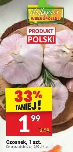 Twój Market Czosnek, 1 szt. Produkt Polski oferta