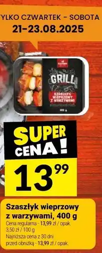 Twój Market Szaszłyk wieprzowy z warzywami Twój Market oferta