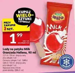 Twój Market Lody na patyku Milk Oranżada Hellena oferta