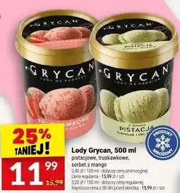 Twój Market Lody Grycan oferta
