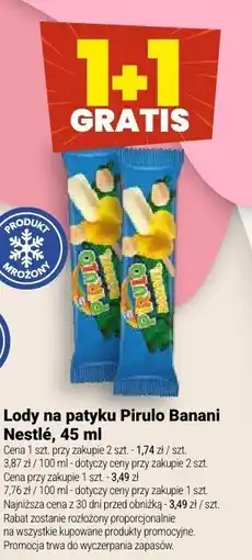 Twój Market Lody na patyku Pirulo Banani Nestle oferta
